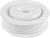 Raccord de tube de chasse en caoutchouc pour WC Euro rinceur sous pression raccord 55-58mm / sans rosace