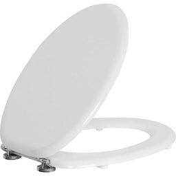 Abattant WC Elida MDF revêtu blanc, L x H x P :370x55x440mm