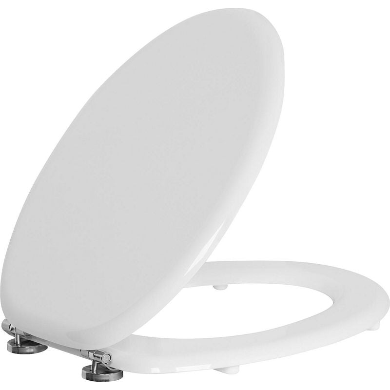 Abattant WC Elida MDF revêtu blanc, L x H x P :370x55x440mm