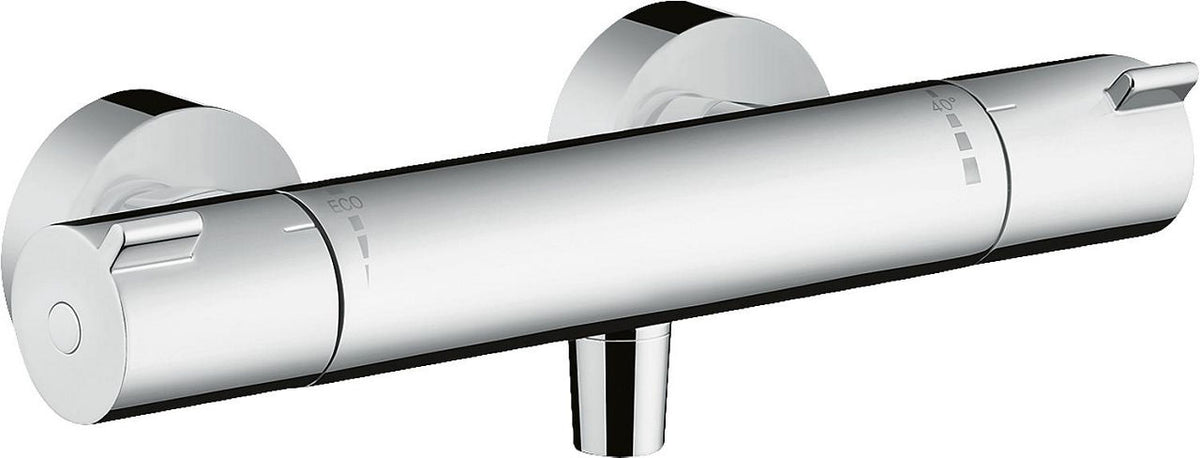 Thermostatique douche apparent Hansgrohe Ecostat 1001 CL chromé