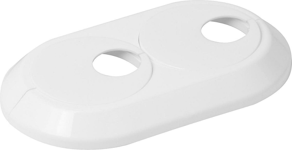 Rosace double excentrique de radiateur pour entraxe variable