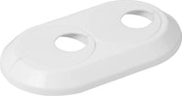 Rosace double excentrique de radiateur pour entraxe variable