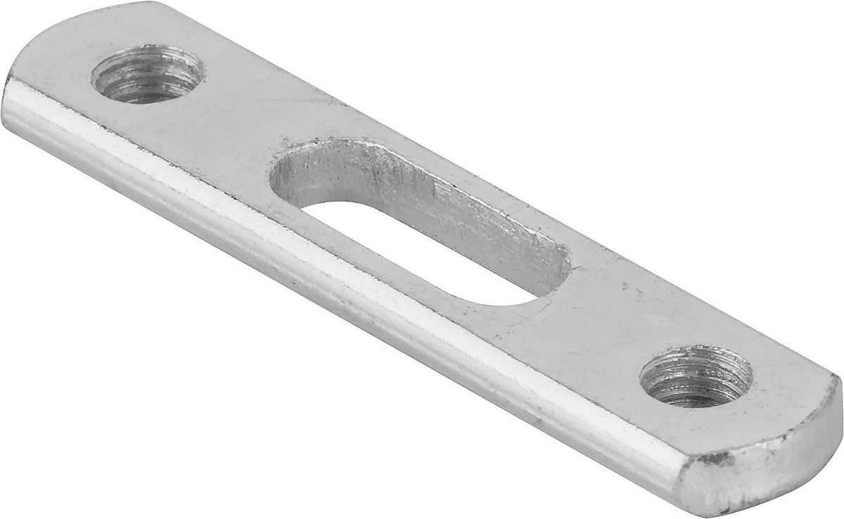 Platine double fixation M8, acier galvanisé Entraxe 55 mm
