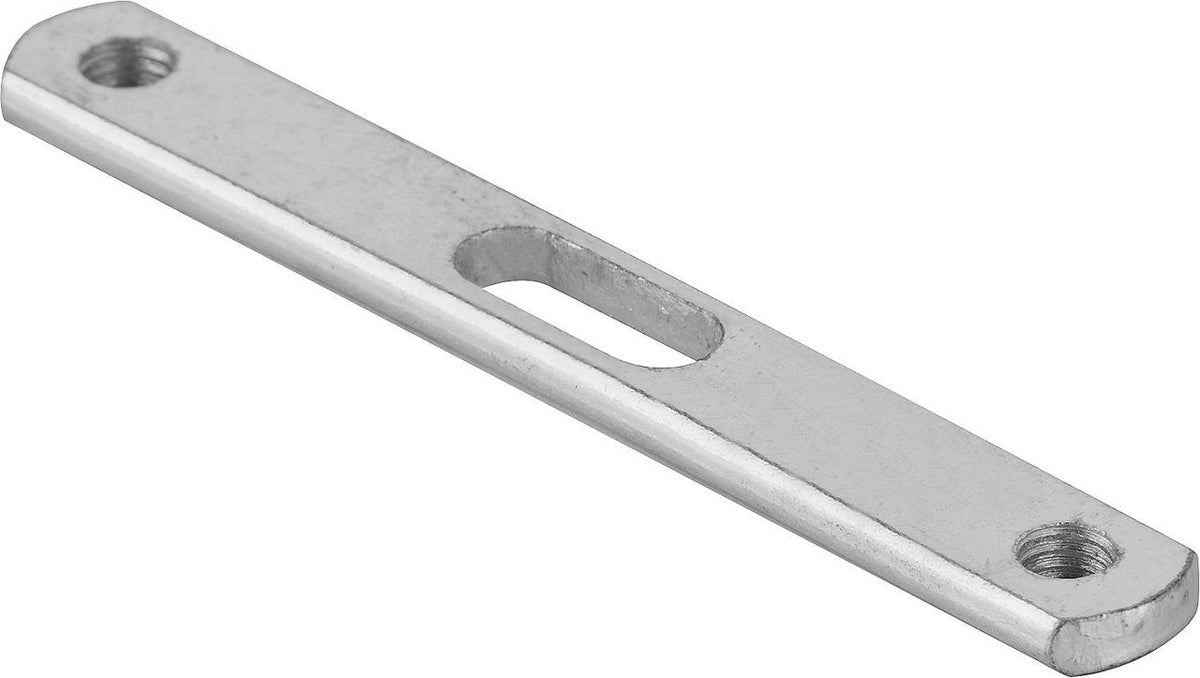 Platine double fixation M8, acier galvanisé Entraxe 105 mm