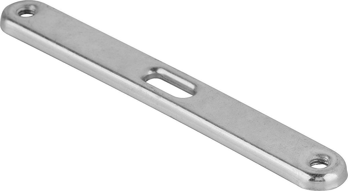 Platine double fixation M8, acier galvanisé Entraxe 160 mm