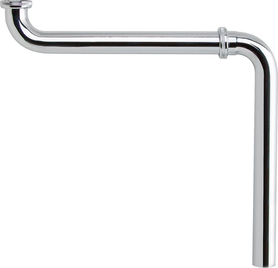 Coude gain de place laiton chromé, 32 × 300 mm
