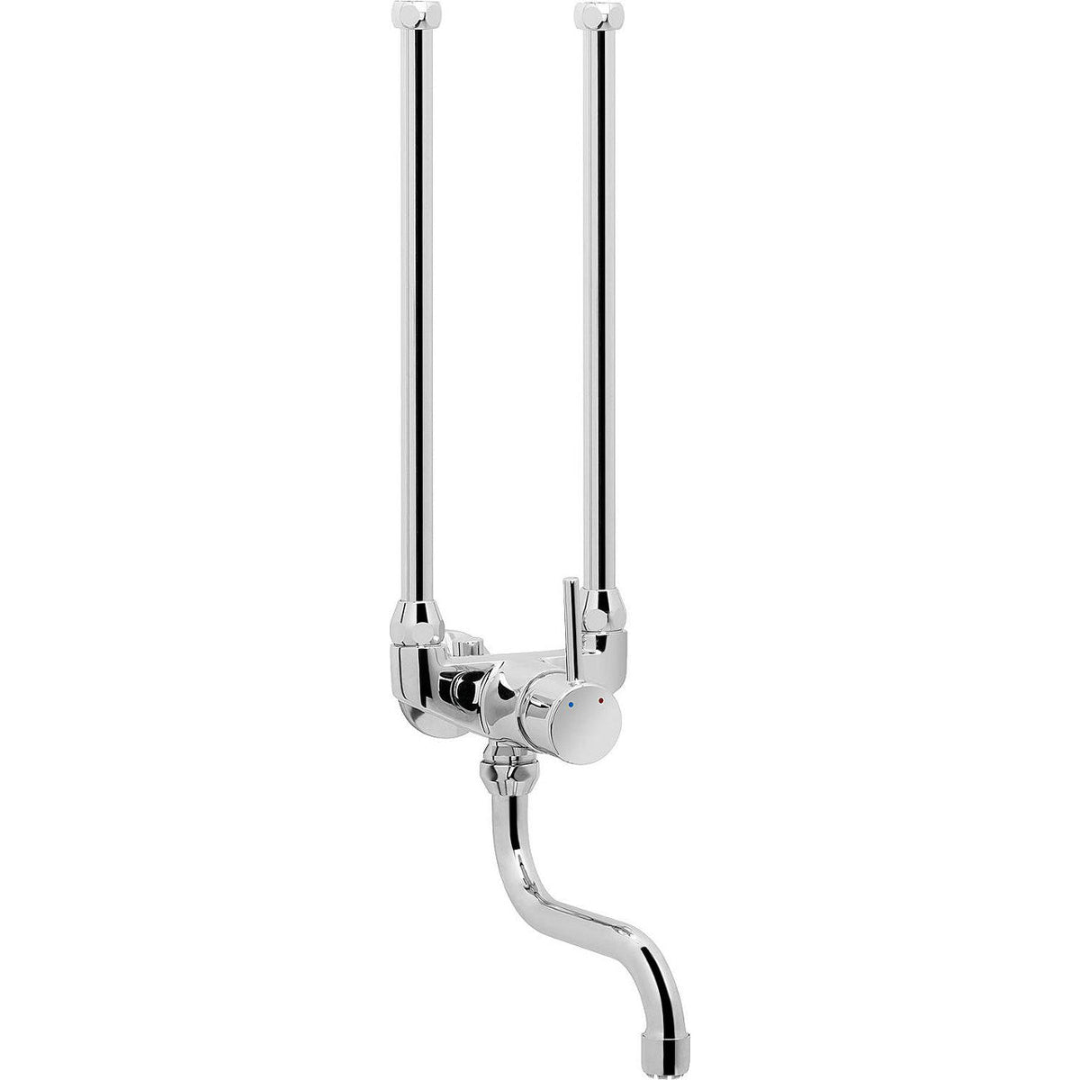 Mitigeur de lavabo KWC KWC saillie 150 mm chromé