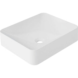 Vasque à poser Parnaiba LxHxP : 450x105x380 mm fonte minérale blanc