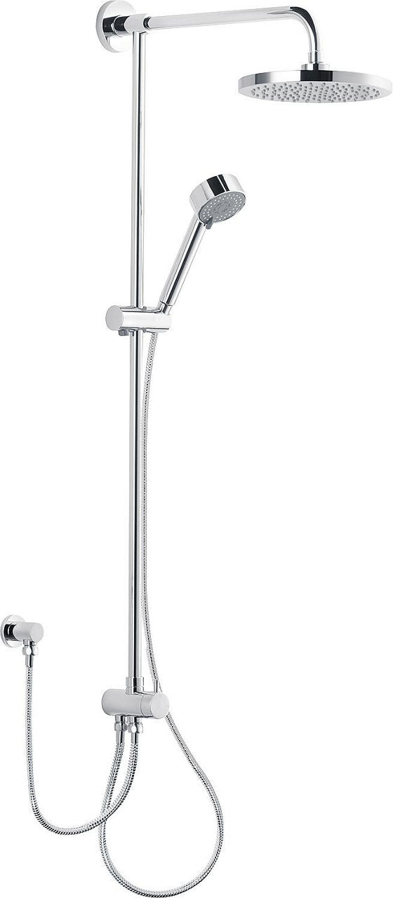 Alpha 300 Shower Column with Hand Shower and Ø 200 mm Chrome Shower Head