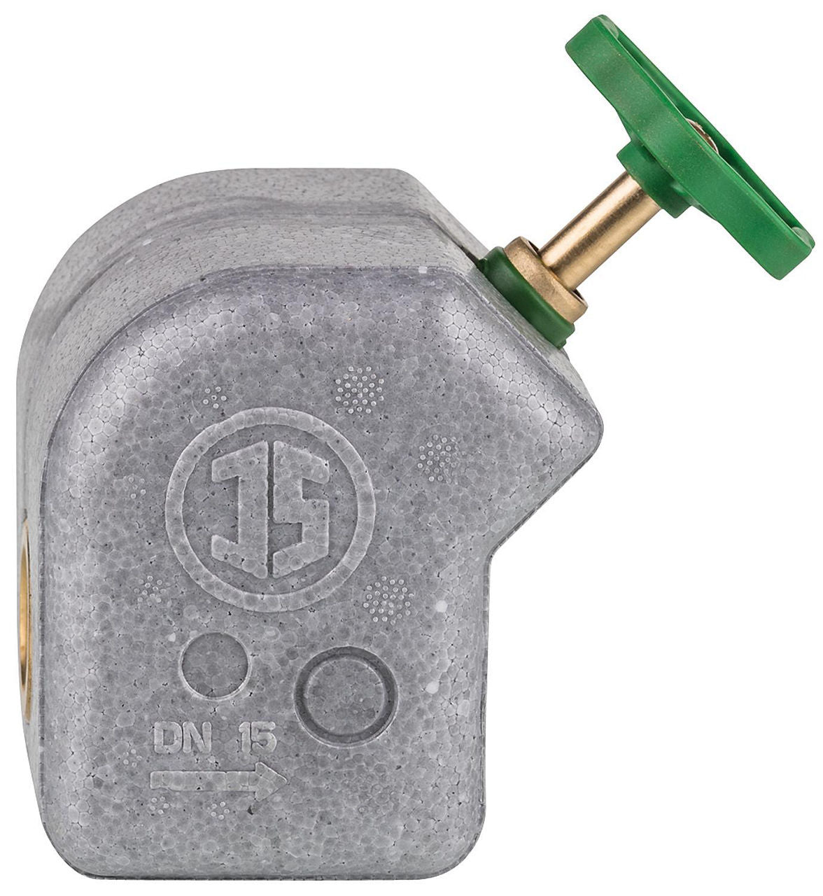 Vanne à passage direct KFR avec coque isolante, tige montante, sans vidange (3/4")