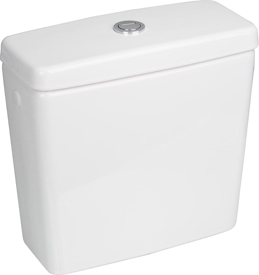 Réservoir de chasse Villeroy & Boch O.Novo blanc, arrivée latérale ou arrière, lxpxh: 385x180x390 mm