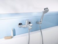 Mitigeur bain/douche apparent Hansa Hansaprimo saillie 155 mm chromé