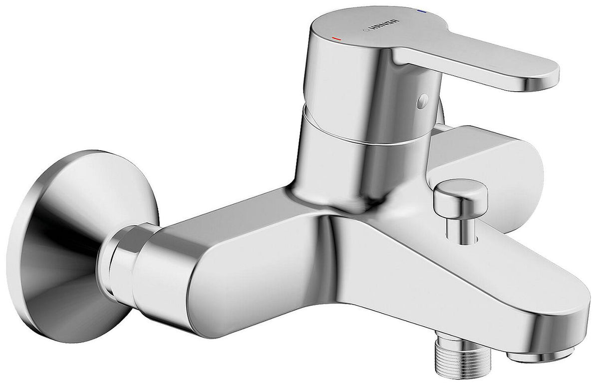 Mitigeur bain/douche apparent Hansa Hansaprimo saillie 155 mm chromé