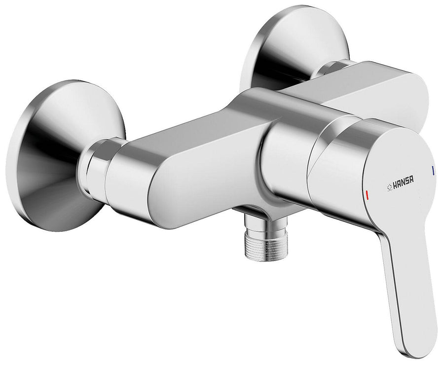 Mitigeur douche apparent Hansa Hansaprimo saillie 153 mm chromé