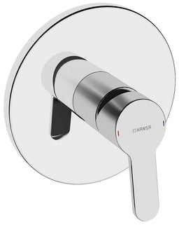 Mitigeur douche encastré Hansa Hansaprimo rosace Ø 170 mm chromé
