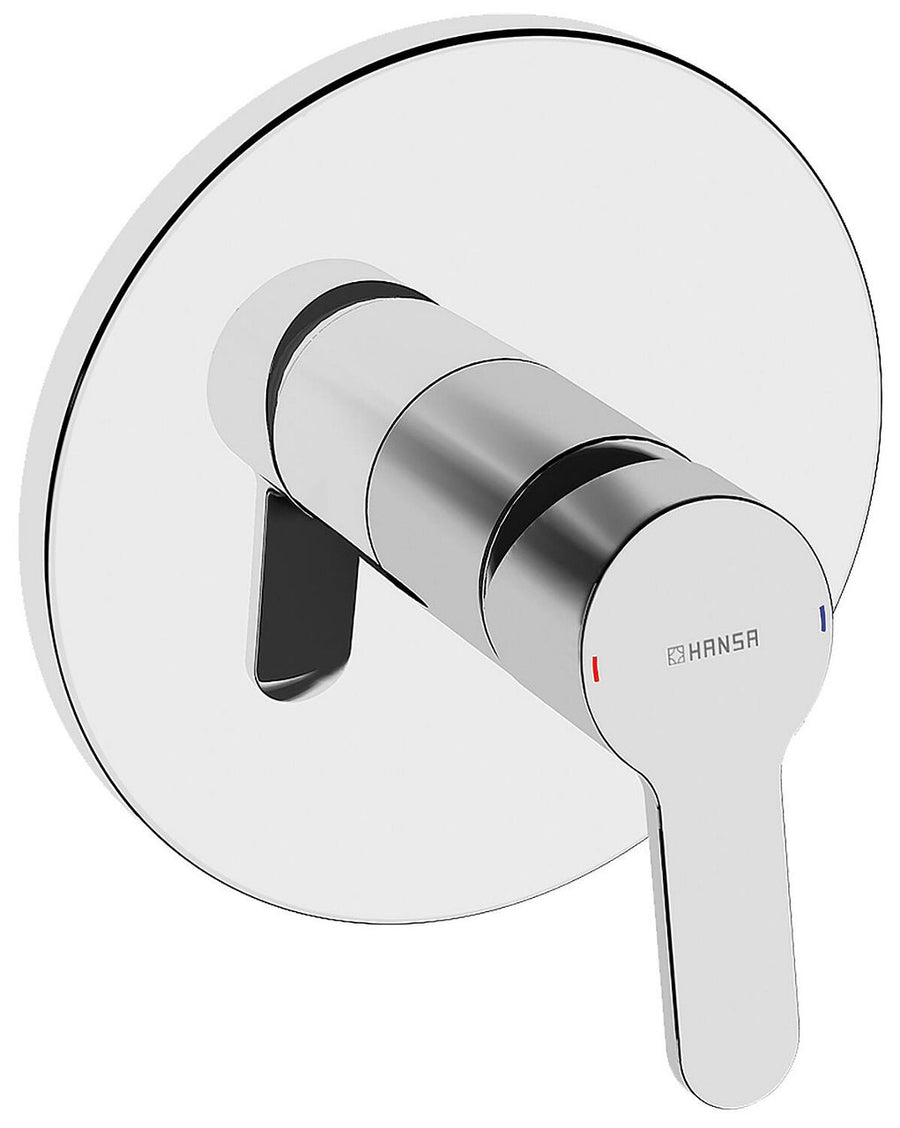 Mitigeur douche encastré Hansa Hansaprimo rosace Ø 170 mm chromé
