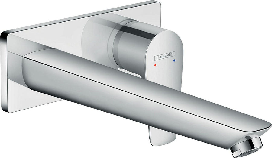 Mitigeur de lavabo mural Hansgrohe Talis E saillie 225 mm chromé