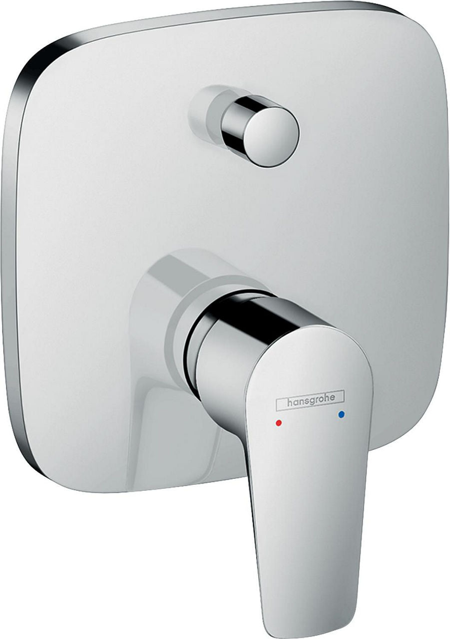 Mitigeur bain/douche encastré Hansgrohe Talis E rosace 155x155 mm chromé