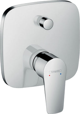 Mitigeur bain/douche encastré Hansgrohe Talis E rosace 155x155 mm chromé