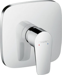 Mitigeur douche encastré Hansgrohe Talis E rosace 155x155 mm chromé