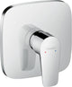 Mitigeur douche encastré Hansgrohe Talis E rosace 155x155 mm chromé