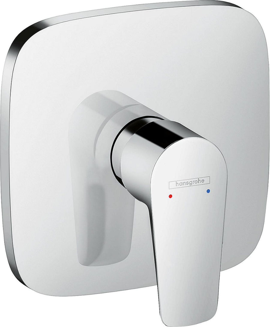 Mitigeur douche encastré Hansgrohe Talis E rosace 155x155 mm chromé