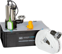 Coffret anti-inondation WS avec pompe inox et tuyau 20 m