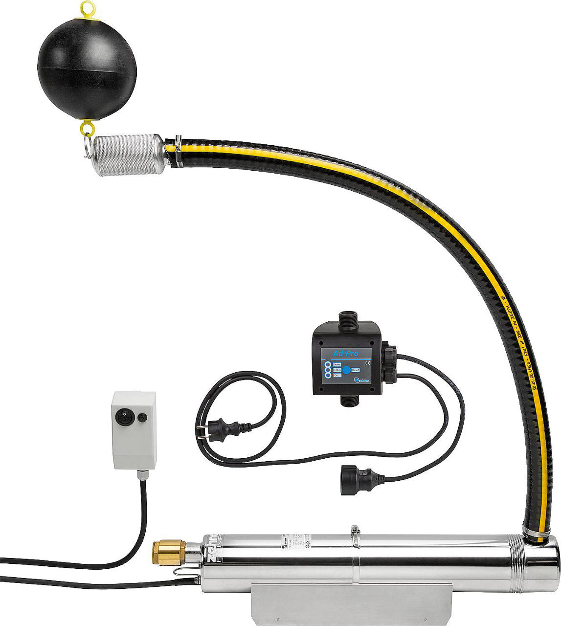Kit d'arrosage Zehnder TM12 (pressostat ZP Control, prélèvement flottant)