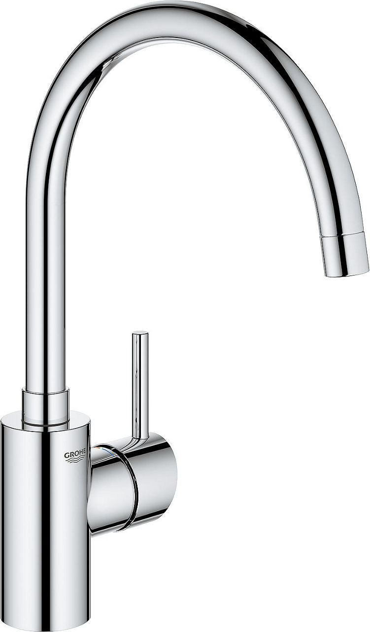 Mitigeur d'évier Grohe Concetto bec pivotant saillie 224 mm chrome