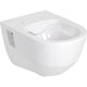 WC suspendu à fond creux Laufen PRO blanc, sans bride de rinçage, avec Bef.-Nischen L x H x P :360x340x530mm