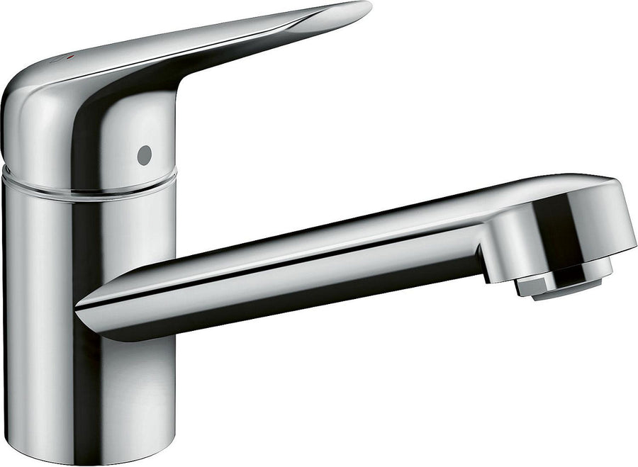 Mitigeur d'évier Hansgrohe 100 M4221-H100 avec cartouche C3, bec pivotant saillie 189 mm chromé
