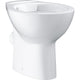 WC au sol à fond creux Grohe Bau sans bride de rinçage L x H x P : 356x400x515 mm céramique blanc