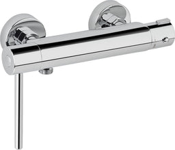 Thermostatique douche apparent Rumba II levier long chromé