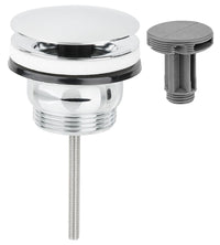 Bonde de lavabo 2 en 1 Acier inoxydable