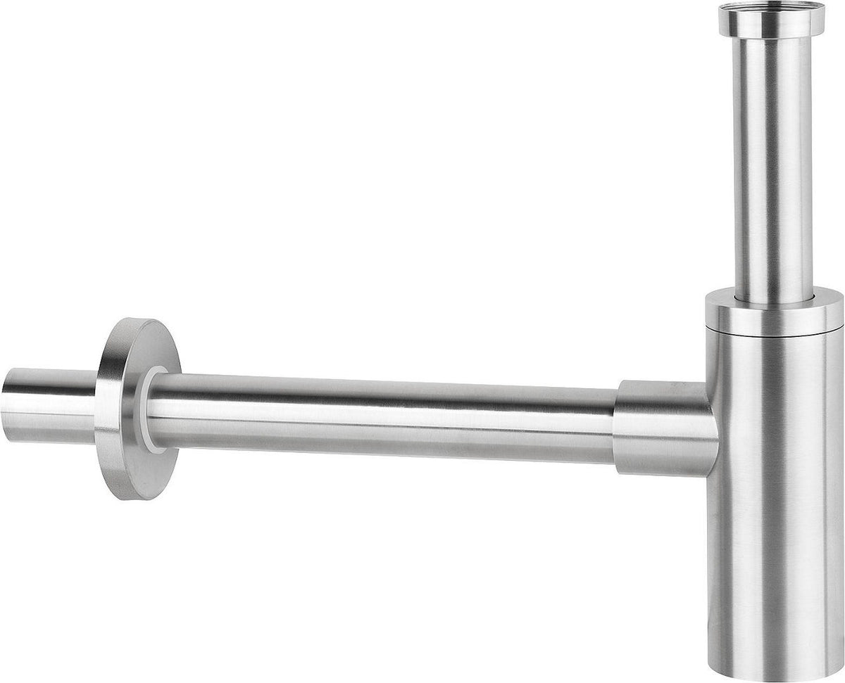Siphon bouteille design DN 32 (1 1/4") en acier inoxydable