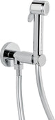 Kit de douche intime Alfios avec douchette, flexible de douche et support de douchette, chrome