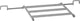 Grille basculante aluminium pour bac inox 93 160 58