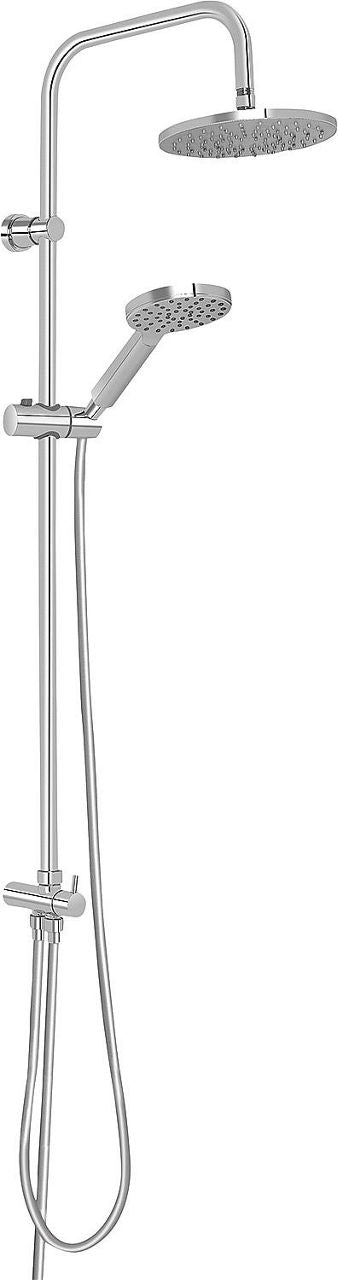 Nestos Duschsäule mit Handbrause + Kopfbrause Ø 200 mm Chrom