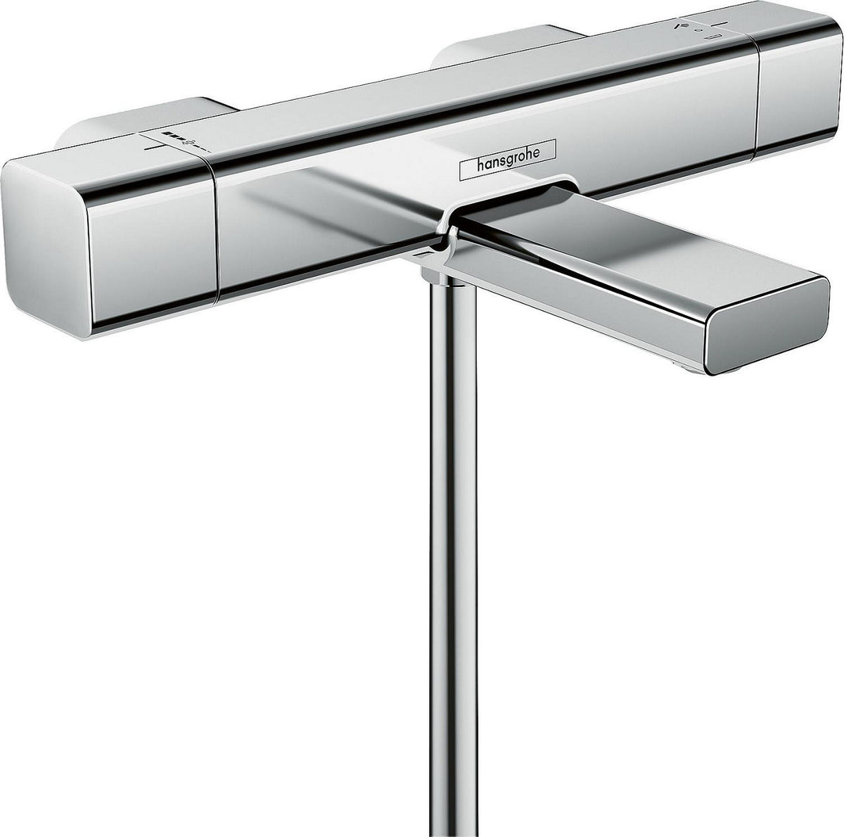 Thermostatique bain-douche apparent Hansgrohe Ecostat E saillie 183 mm chromé