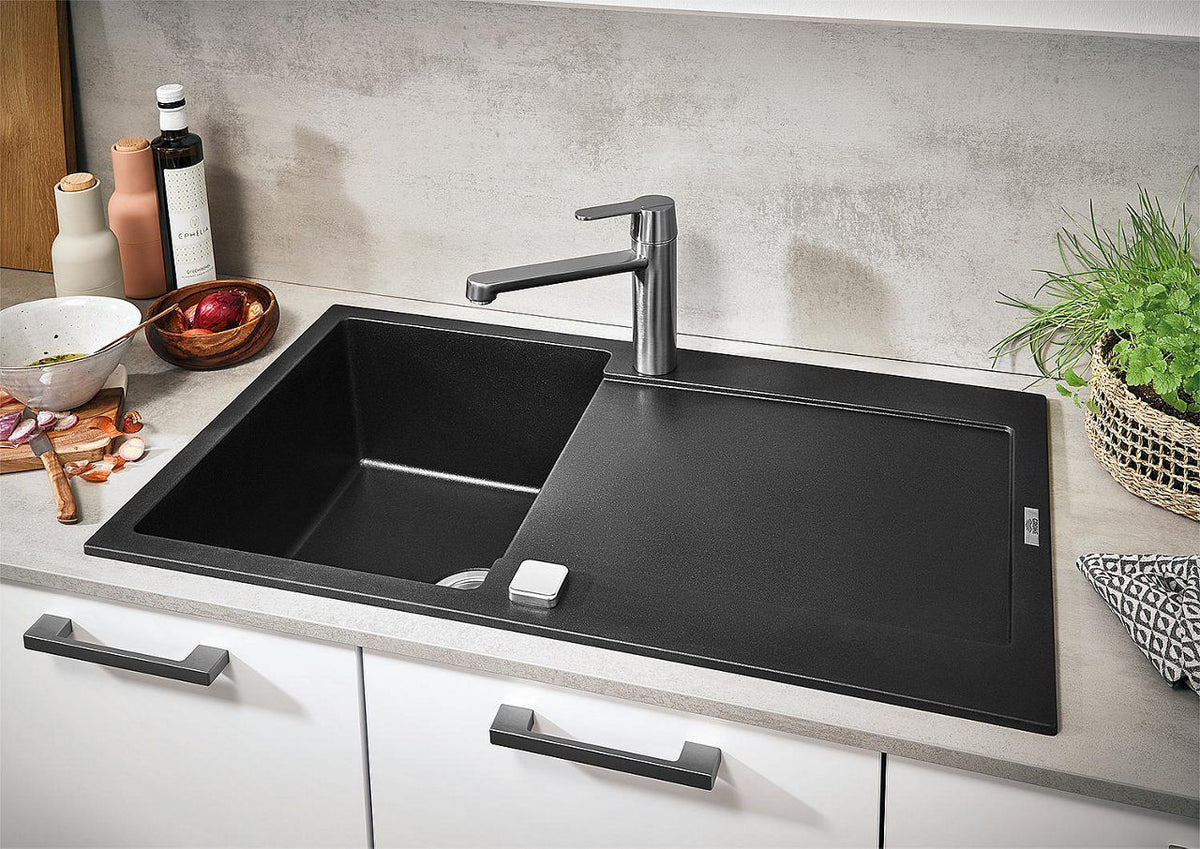 Évier quartz composite Grohe K500 50-C 1 bac réversible lxp: 860x500 mm
