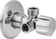 Vanne d'angle double DN15 (1/2") 2x raccord DN10 (3/8")
