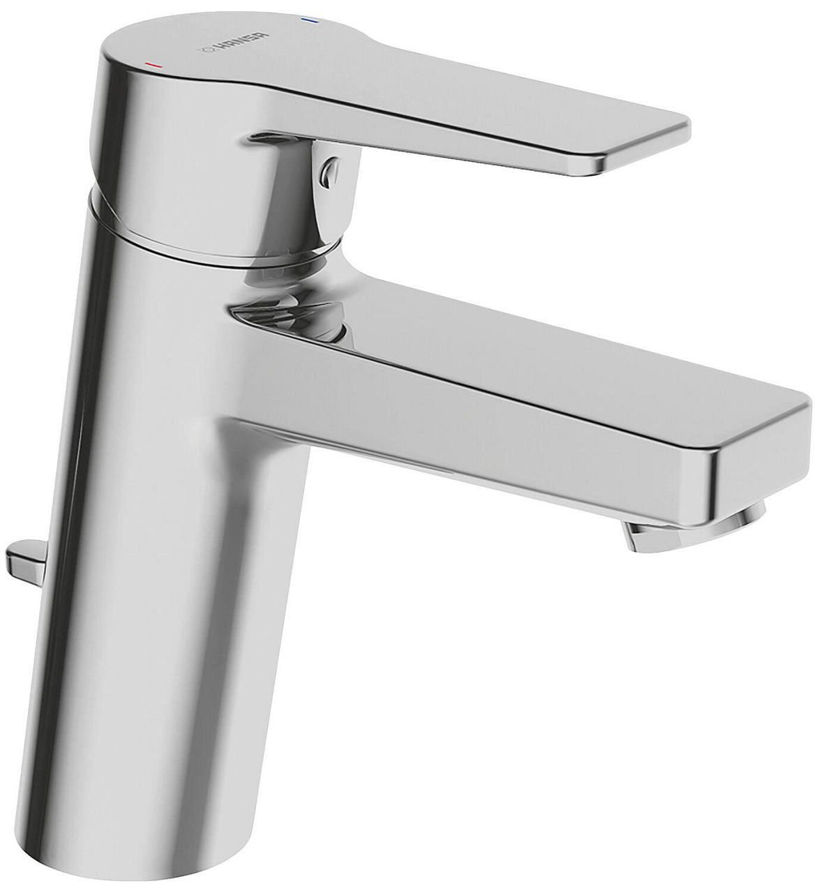 Mitigeur de lavabo Hansa Hansatwist saillie 123 mm chromé