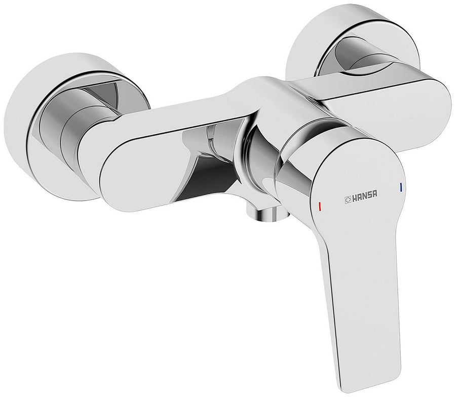 Mitigeur douche apparent Hansa Hansatwist saillie 61 mm chromé