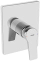 Mitigeur douche encastré Hansa Hansatwist rosace 150x185 mm chromé