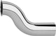 Tube serti D=32mm x 125mm décalage 50mm, laiton chromé