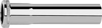 Tube de rallonge D=32mm x 150mm avec raccord, laiton chromé