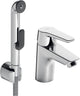 Mitigeur de lavabo Hansa Hansapolo saillie 103 mm chromé