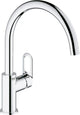 Mitigeur d'évier Grohe BauFlow bec pivotant saillie 223 mm chrome