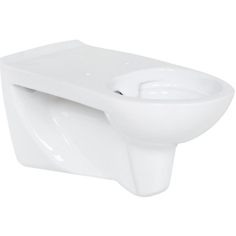 WC suspendu à fond creux Elida sans bride de rinçage, céramique blanc L x H x P : 380x390x730mm
