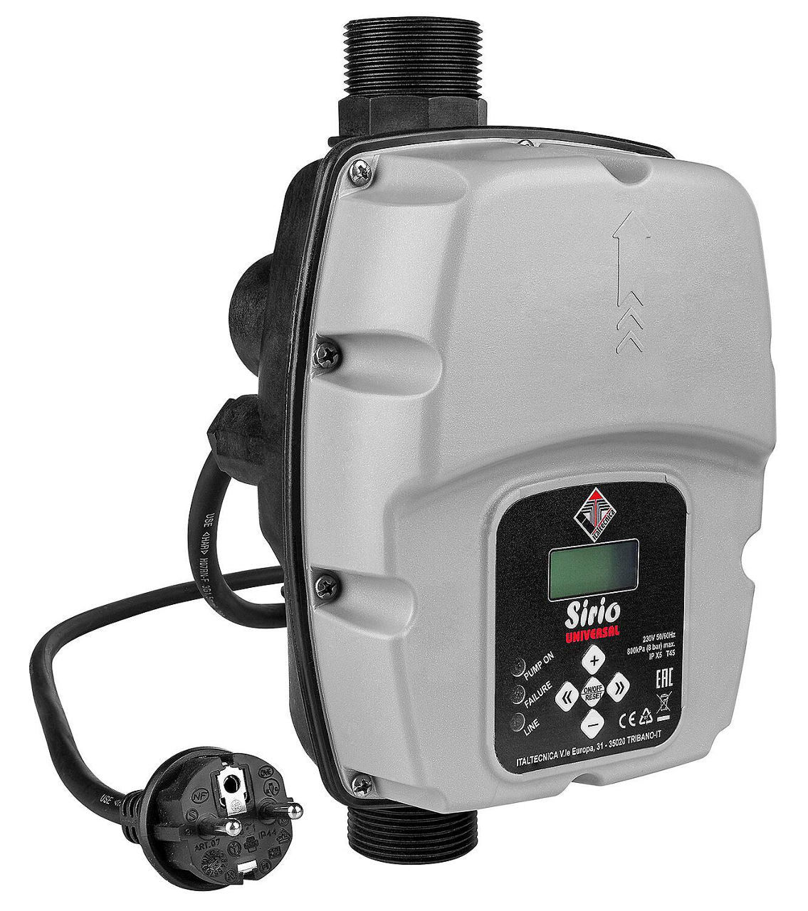 Pressostat Sirio Universal 1 1/4" avec prise Schuko